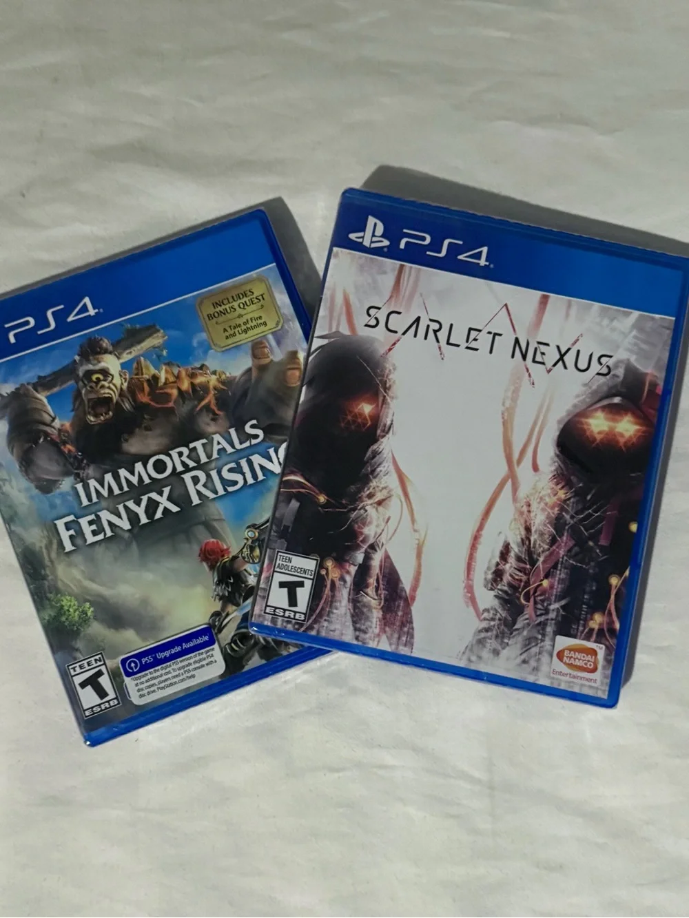 Scarlet Nexus / Immortals Fenyx Rising PS4 Game Bundle